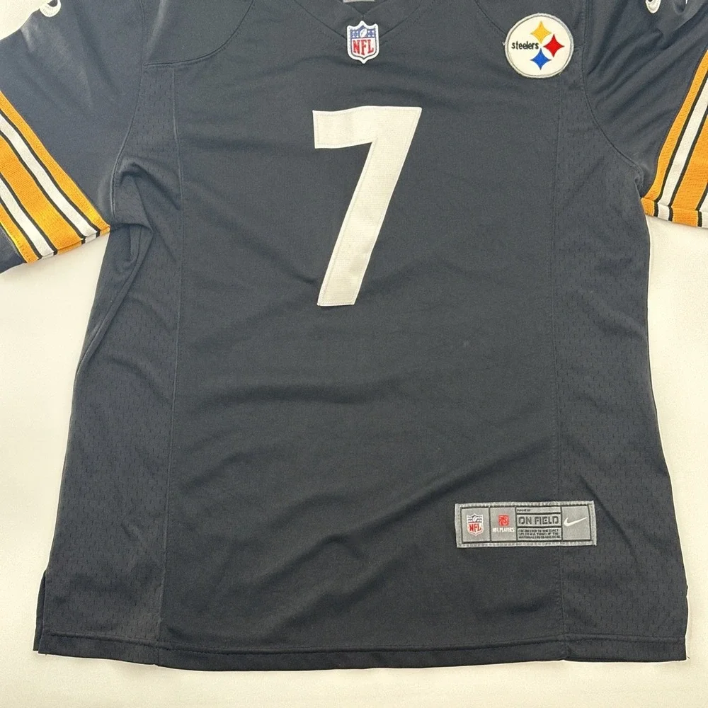 Nike On Field NFL Pittsburgh Steelers Jersey‎ Ben Roethlisberger #7 Youth XXL